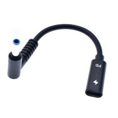 ADAPTADOR USB-C HEMBRA A 4.5X3.0MM MACHO 65W DE 15CM