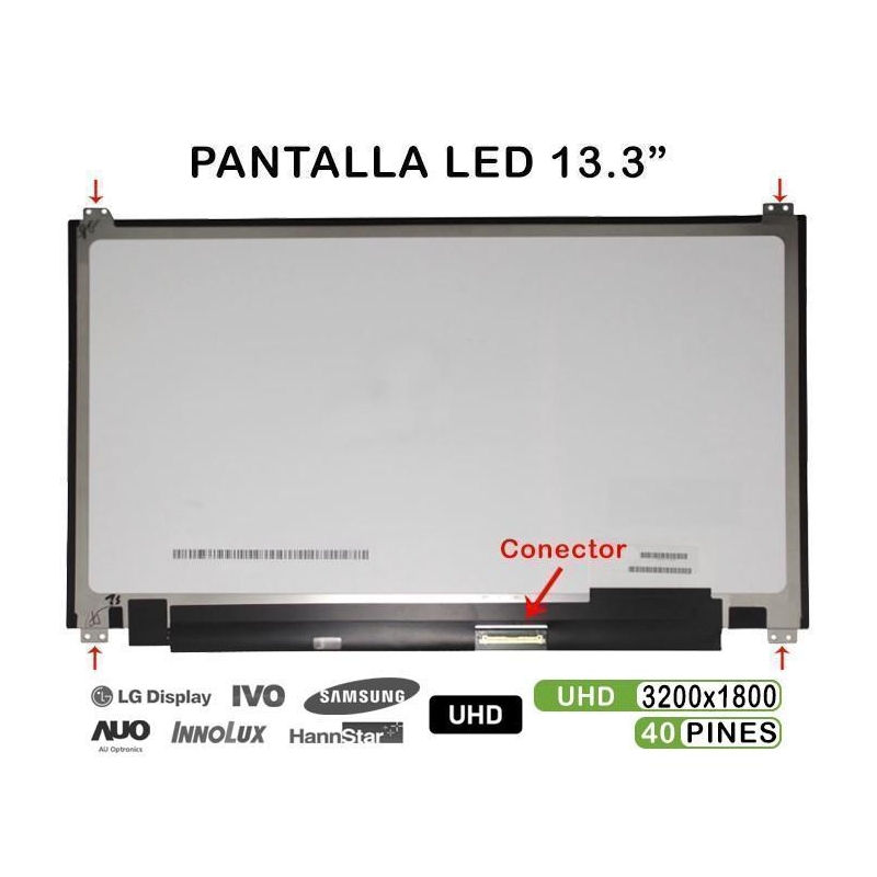 Schermo LED da 13,3" LTN133YL04-P01, Schermo portatile LTN133YL04-P01