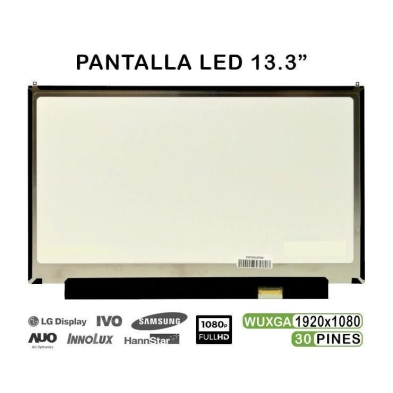 PANTALLA LED DE 13.3" PARA PORTÁTIL LP133WF6-SPB1 IPS FHD 30 PINES