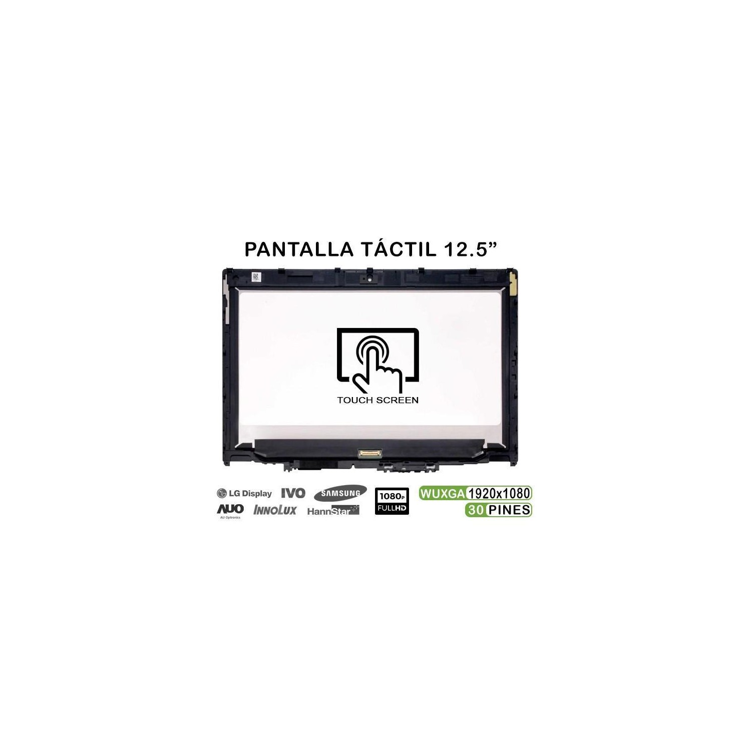 PANTALLA LED FHD DE 12.5" PARA PORTÁTIL LENOVO THINKPAD YOGA 260 01HY617