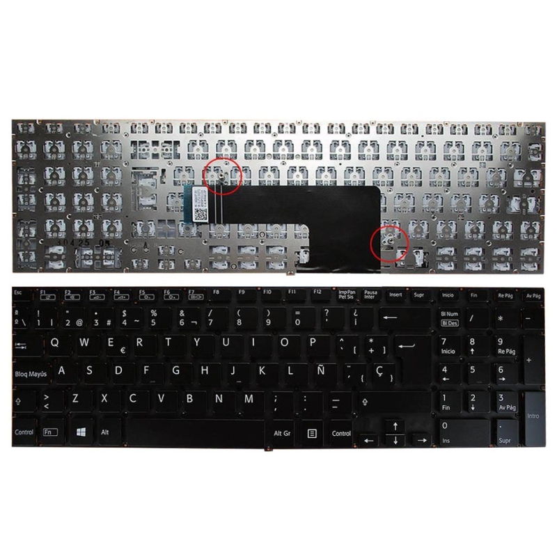 TECLADO PARA TOSHIBA SATELLITE L850 C850 L850D L855 L870 L870D