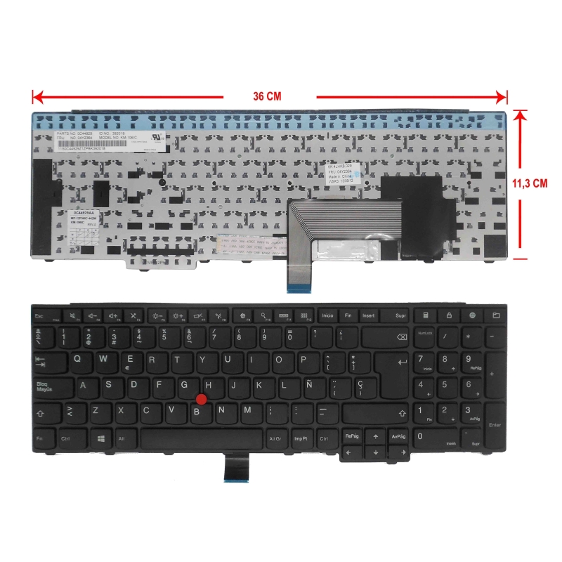Tastiera per laptop Lenovo Thinkpad E545, tastiera Lenovo Thinkpad T540