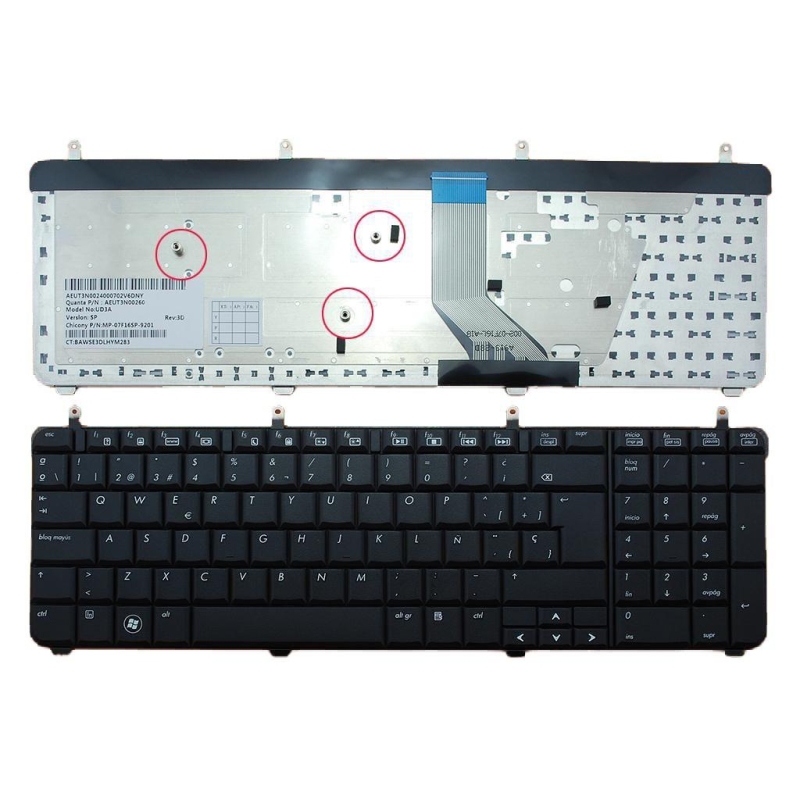  Tastiera Hp Dv7-2000 Dv7-2100 Dv7-2200