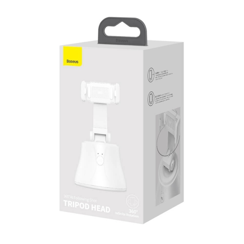 Gimbal a 360º con tracciamento in Baseus bianco