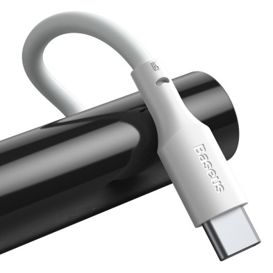 CABLE USB-C 40W 5A 1.5M BLANCO BASEUS (2 UNIDADES)