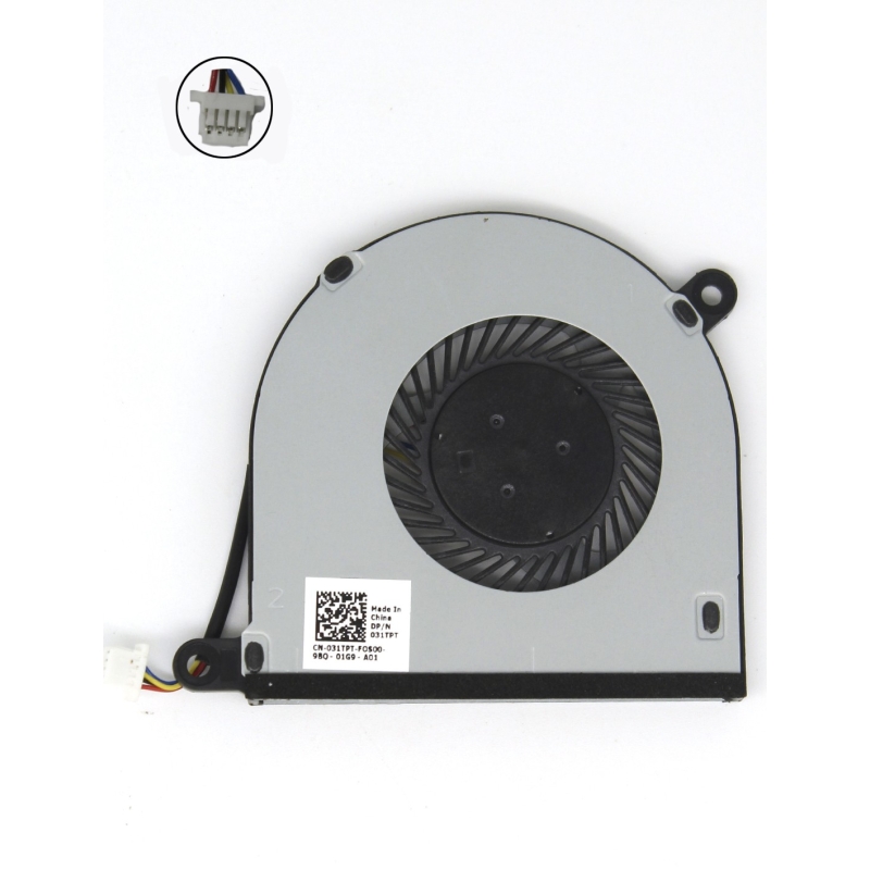 VENTILADOR PARA PORTÁTIL DELL INSPIRON 5368 5378 5568 7569 13-7000 15-5000 031TPT CN-31TPT 023.1006M.0011 031TPT DFB451005M20T