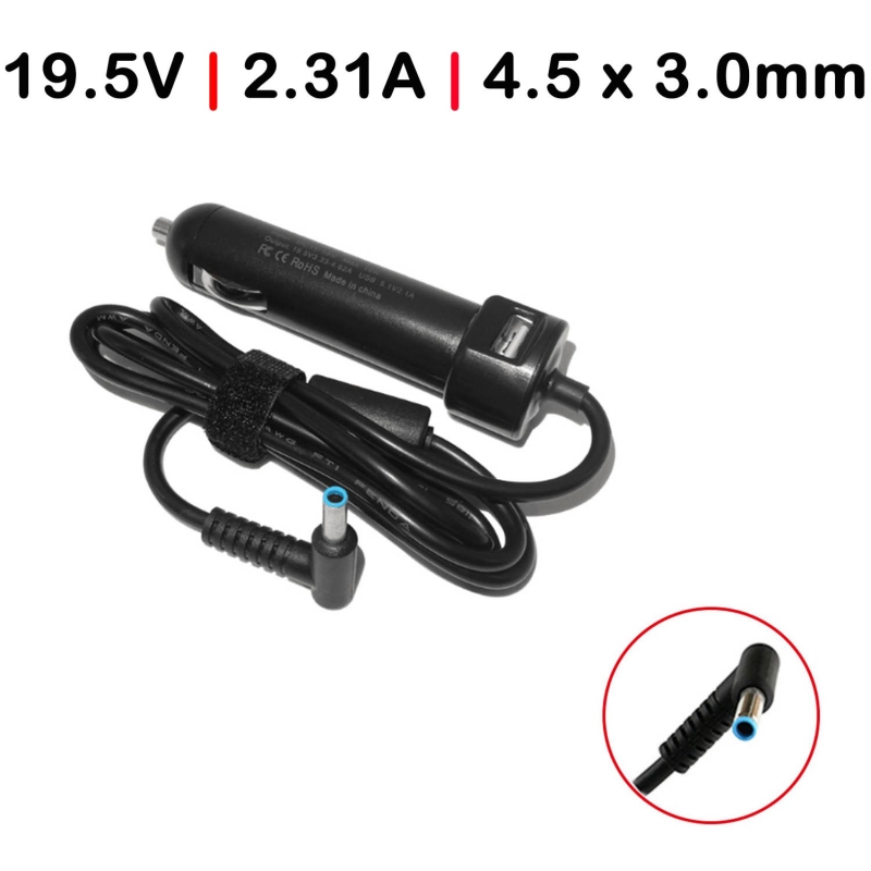 CARGADOR PARA COCHE 19V/19.5V 1.58A-2.05A 40W