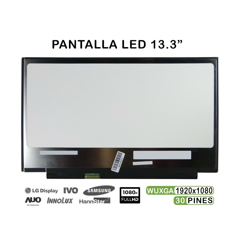 Schermo LED per laptop da 13,3" G33C0009K110 30 pin FHD IPS