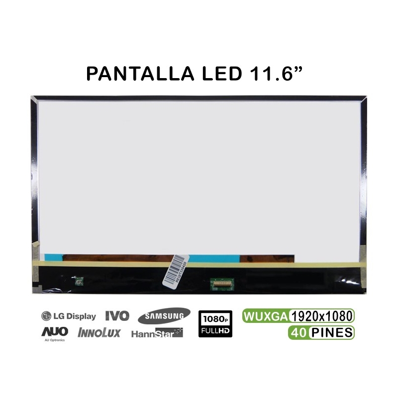 Schermo LED 11,6" per laptop B116HAN03.1, B116HAN03.1
