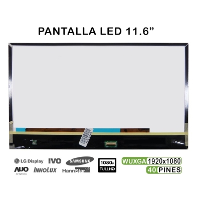 Schermo LED 11,6" per laptop B116HAN03.1, B116HAN03.1