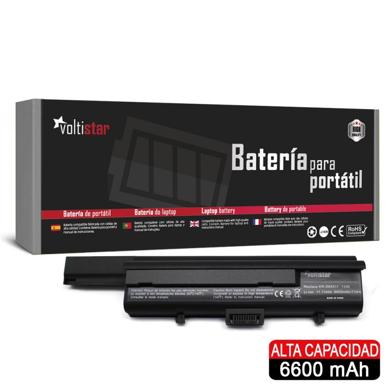 BATERIA DE ALTA HABILIDADE PARA PORTATIL DELL M1330 6600 MAH