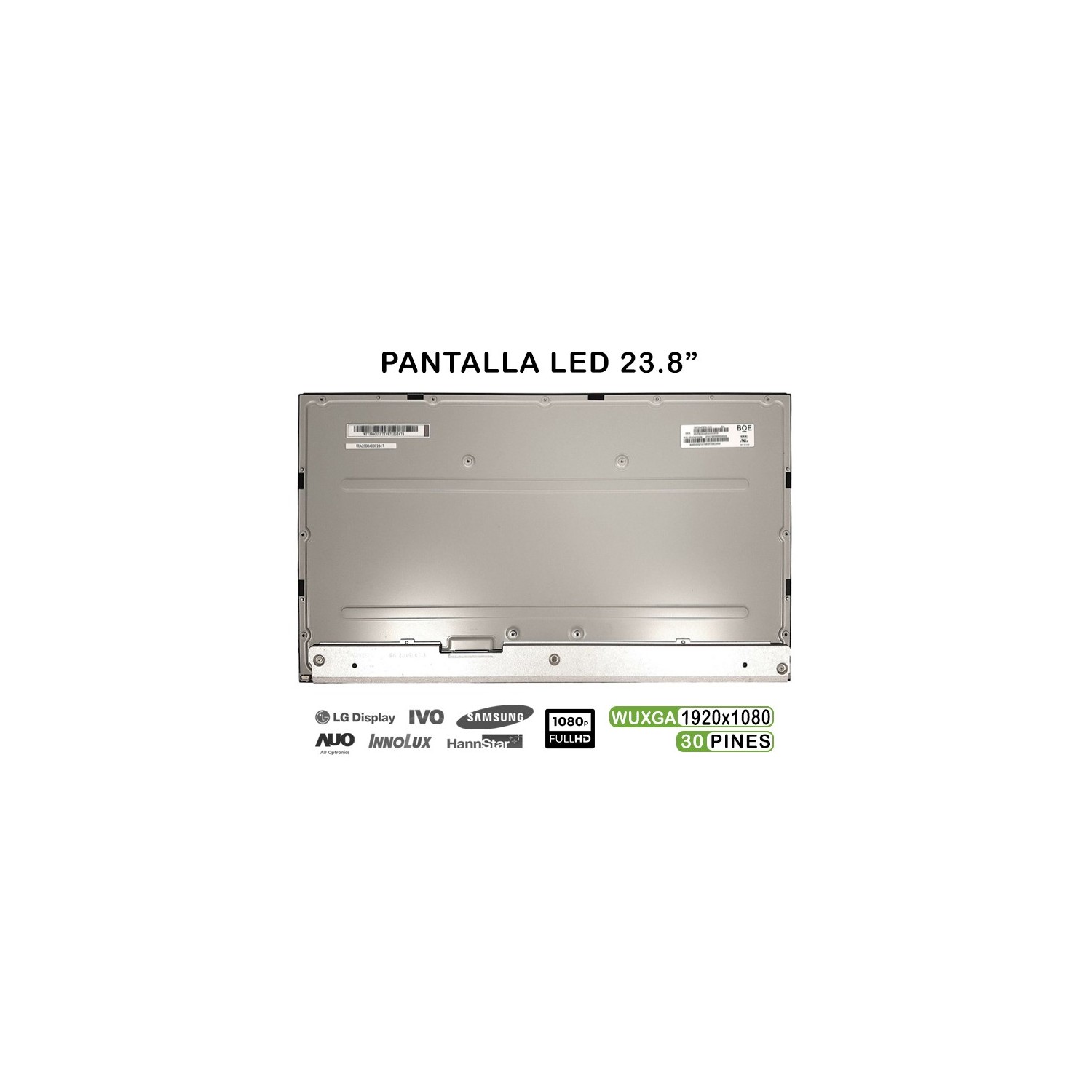 PANTALLA LED DE 23.82 PARA HP ALL IN ONE 24-F SERIES MV238FHM-N20 L01814-J71