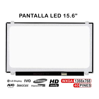 PANTALLA LED DE 15.6" PARA PORTÁTIL HP 15-R206NS 40 PINES