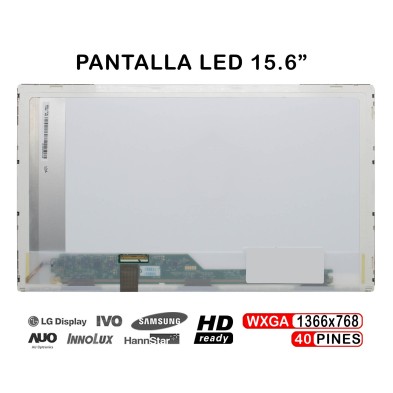 PANTALLA LED DE 15.6" PARA PORTÁTIL TOSHIBA SATELLITE C650-15X