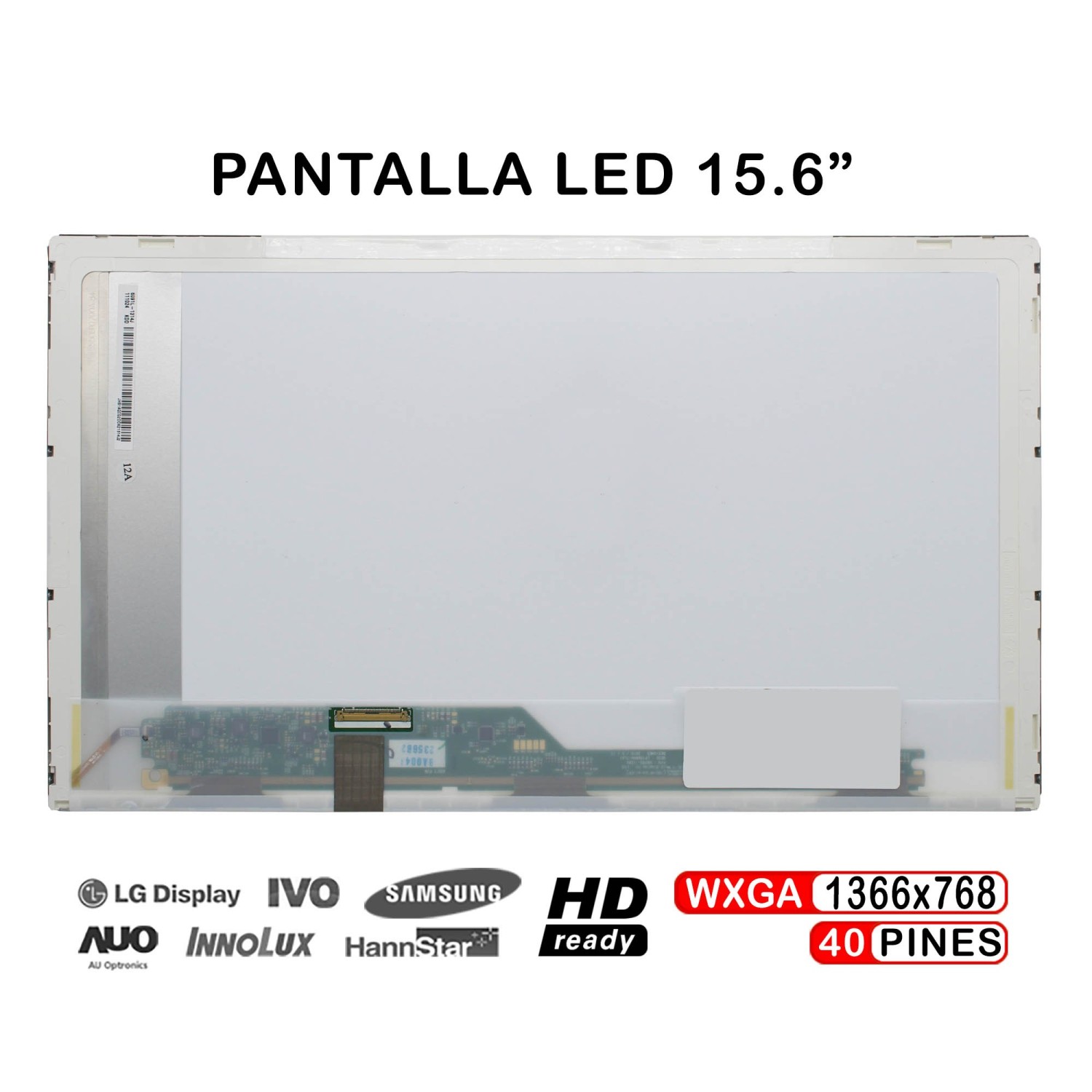 Pantalla LED 15.6 portátil B156XTN02.0 - B156XTN02.1
