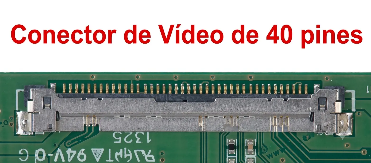 Conector de ecrã de portátil de 40 pinos