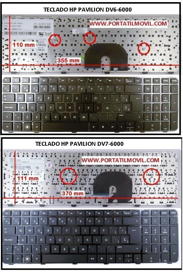 TECLADO PORTATIL HP DV6-6000 DV7-6000