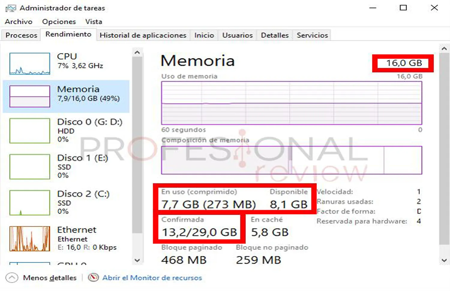 Come vedere la ram del mio PC Windows 10 da gestione attività