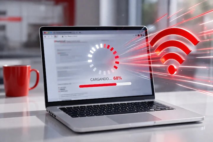portatile con buon segnale wifi ma internet lento