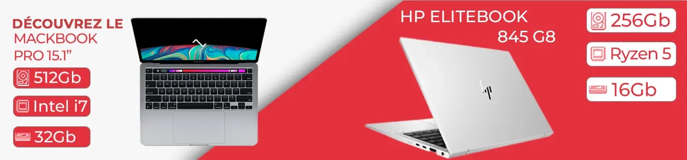 Ordinateurs portables reconditionnés