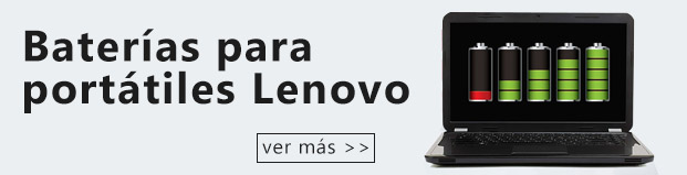 Ver Baterías para portátiles Lenovo