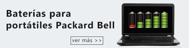 Ver Baterías para portátiles Packard Bell