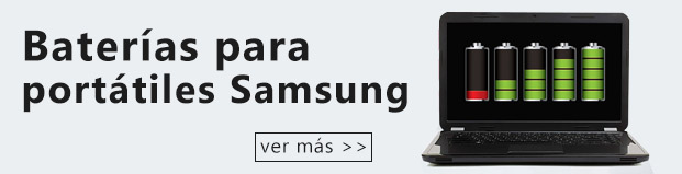 Ver Baterías para portátiles Samsung