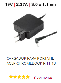 cargador acer 19v 2.37a