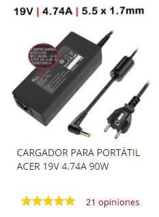 cargador acer 19v 4.74a