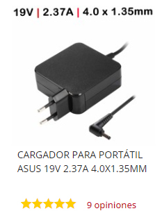 cargador asus 19v 2.37 a