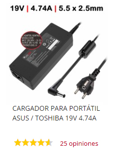 cargador toshiba 19v 4.74a