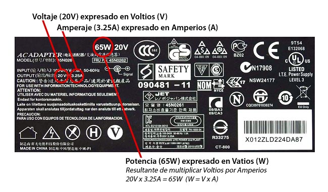 como comprar cargador para portatil