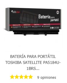 Bateria Toshiba Satellite PA5184U-1BRS