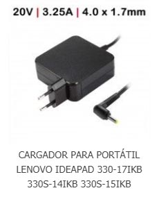 Cargador Lenovo IdeaPad 330-17IKB