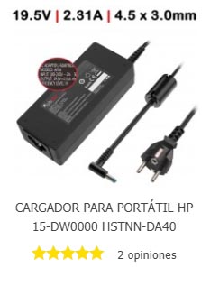 Cargador HP 15-DW0000