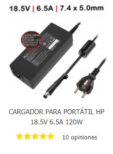 Cargador HP 18.5V 6.5A 120W