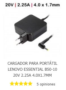Cargador Lenovo Essential B50-10