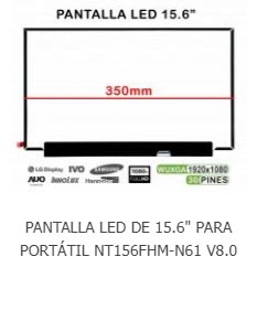 Pantalla NT156FHM-N61 V8.0