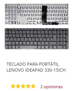 Teclado Lenovo IdeaPad 330-15ICH