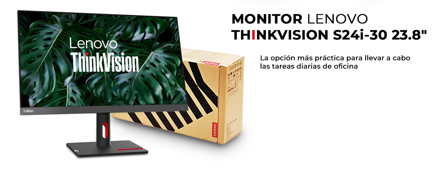 Monitor Lenovo ThinkVision S24i-30 23.8 pulgadas Full HD