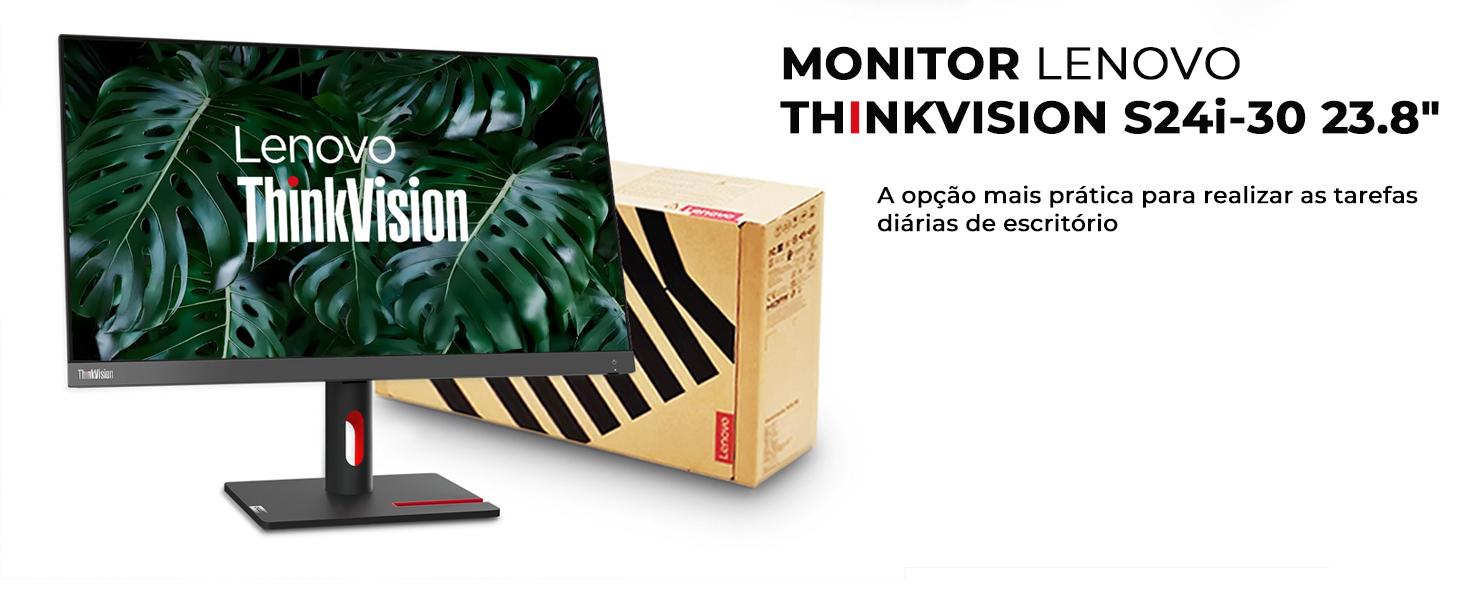 Monitor Lenovo ThinkVision S24i-30 23.8 pulgadas Full HD
