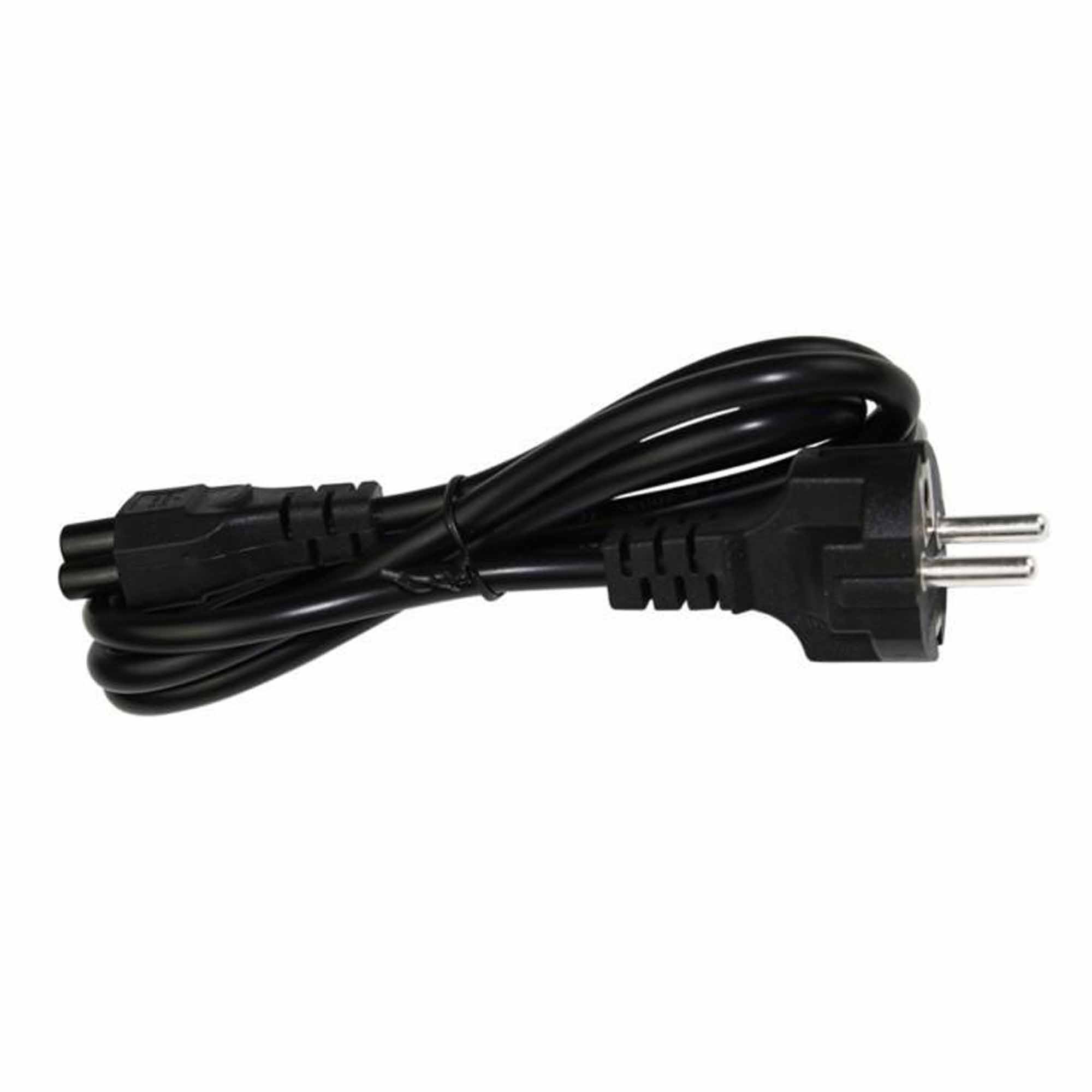Cable de corriente para cargador de portátil / laptop tipo trébol