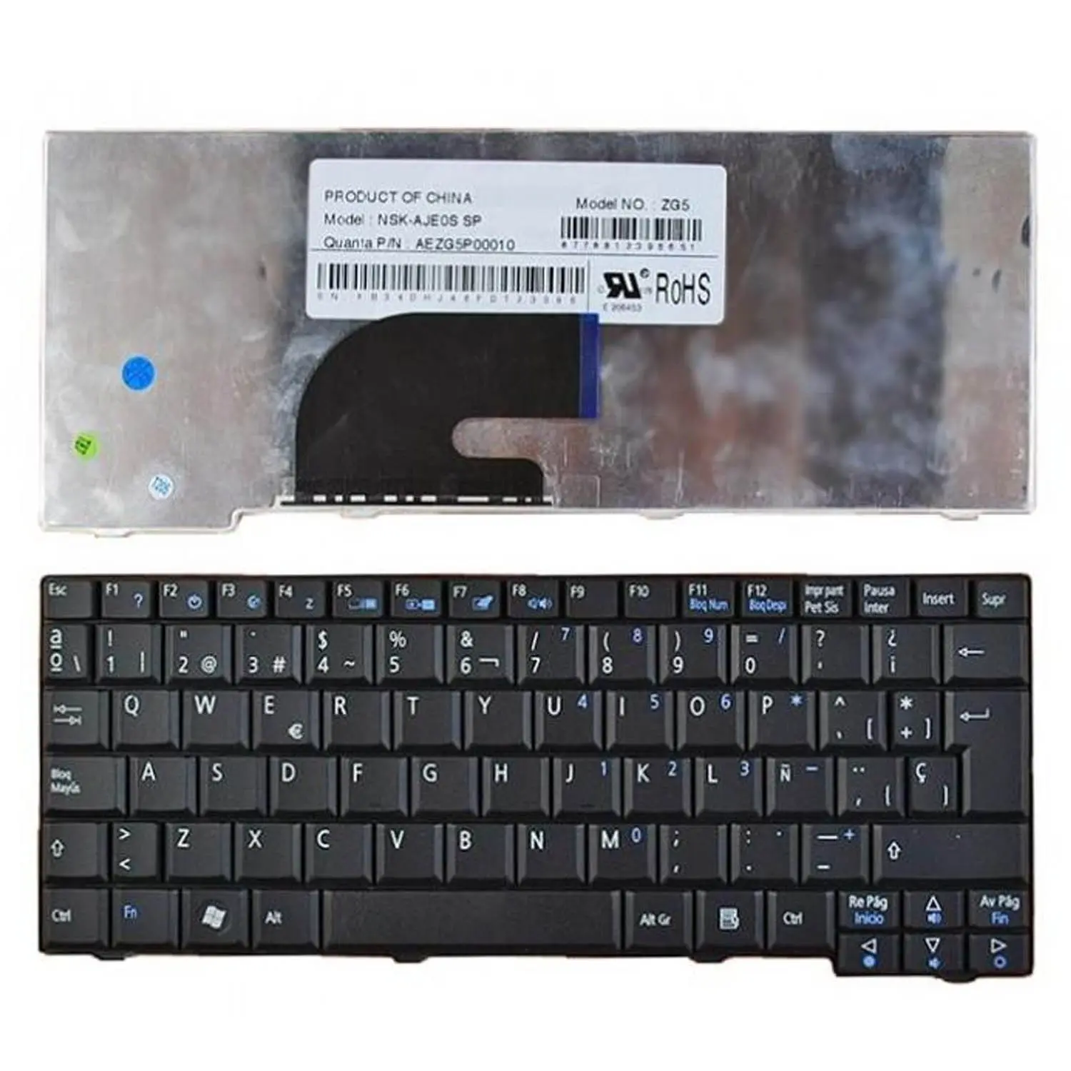 Tastiera Italiana ACER p/n KB.INT00.529 KBINT00529 (NERA Tastiera Italiana ACER p/n KB.INT00.529 KBINT00529 (NERA
