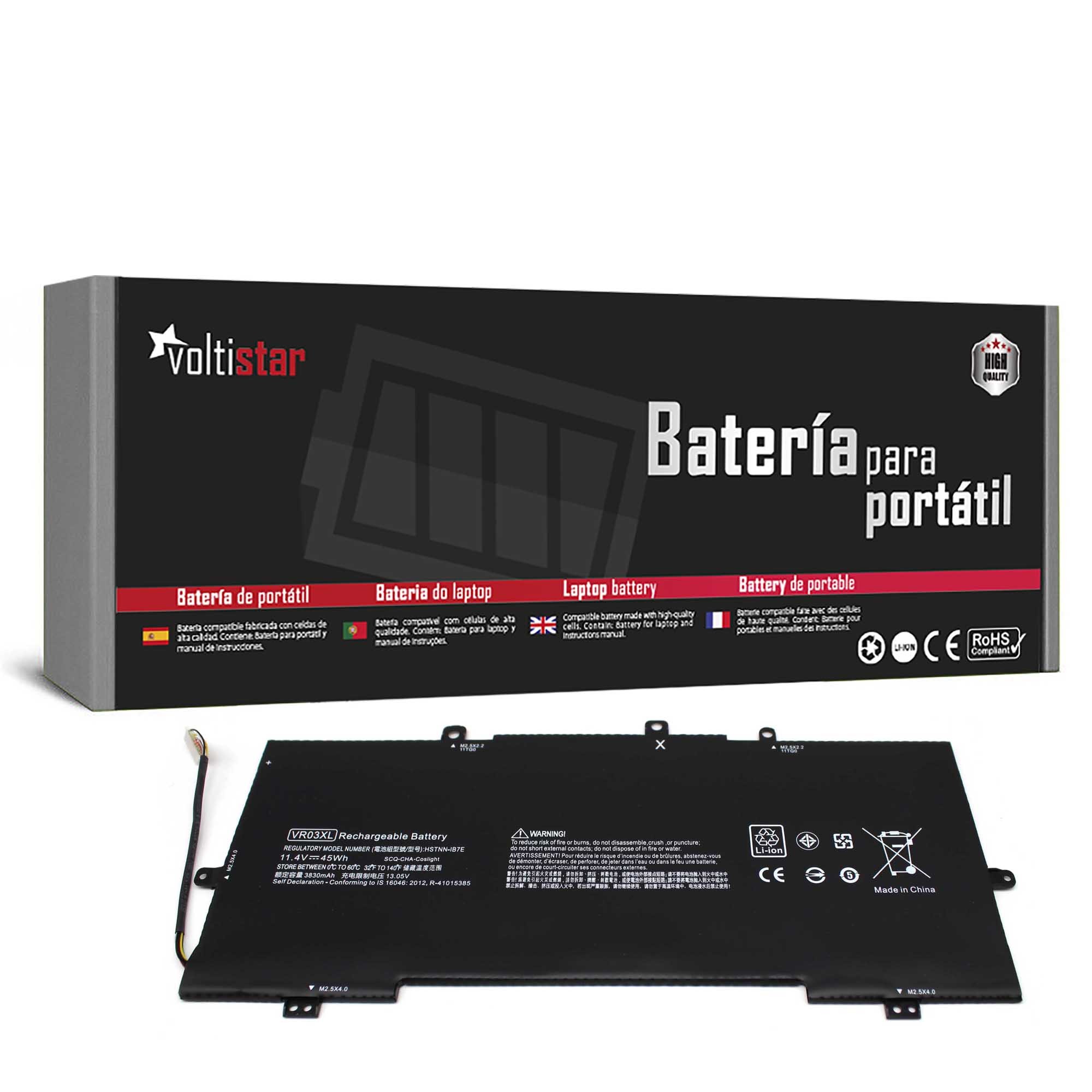 Batería portátil HP Envy 13-D046TU | VR03XL
