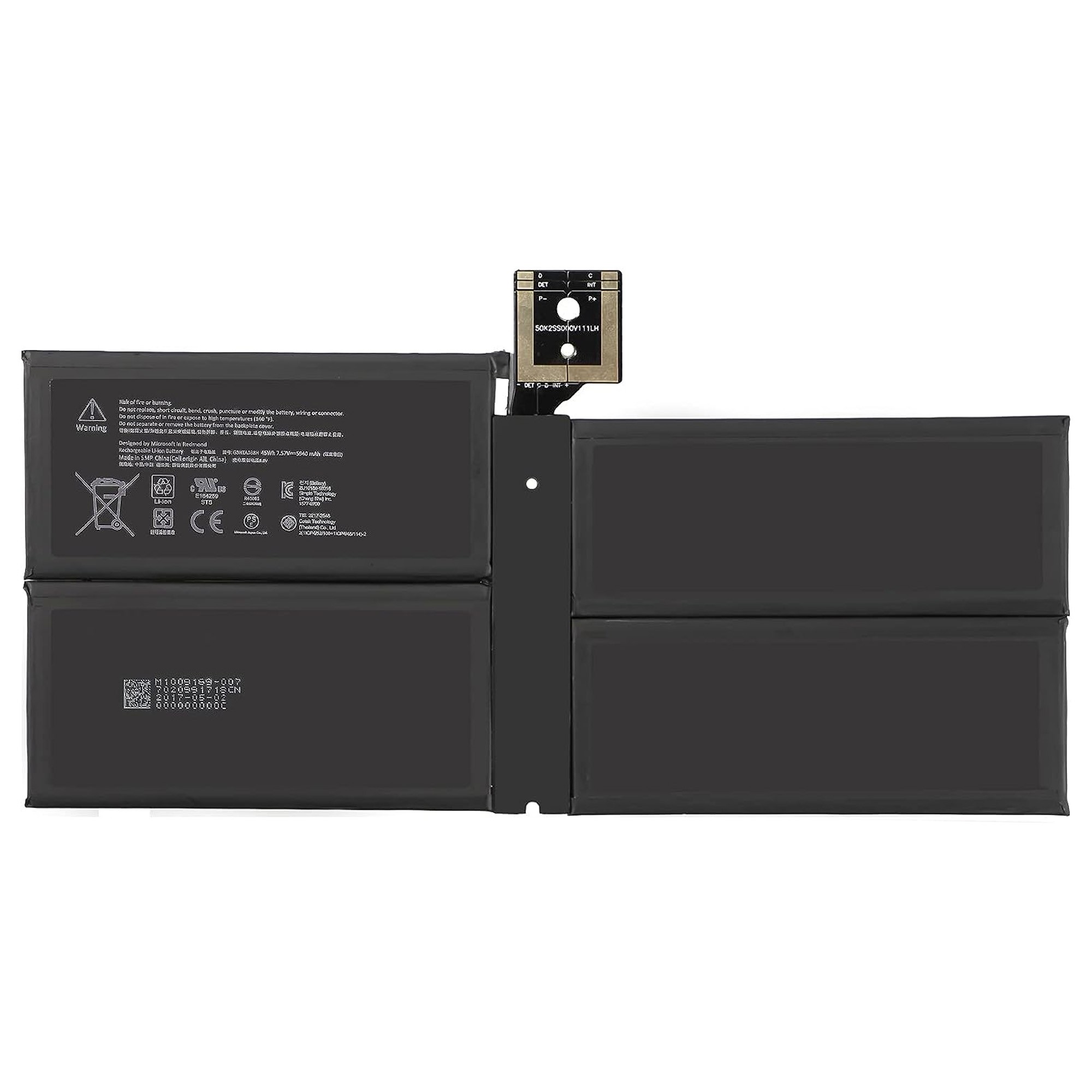 Tingen 6400mAh Battery Replacement for Microsoft Surface Pro 7 1960 Surface Pro 7 Plus G3HTA073H G3HTA074H GA3HTA025H DYNH03 (7.58V Tingen 6400mAh Battery Replacement for Microsoft Surface Pro 7 1960 Surface Pro 7 Plus G3HTA073H G3HTA074H GA3HTA025H DYNH03 (7.58V