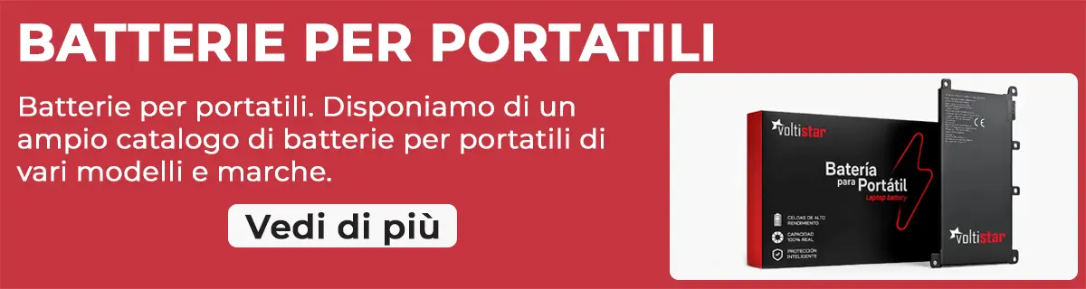 Portatile collegato alla corrente