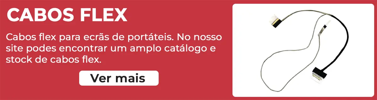 Cabos flex para portáteis