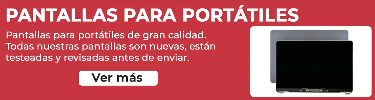 Pantallas para portátiles