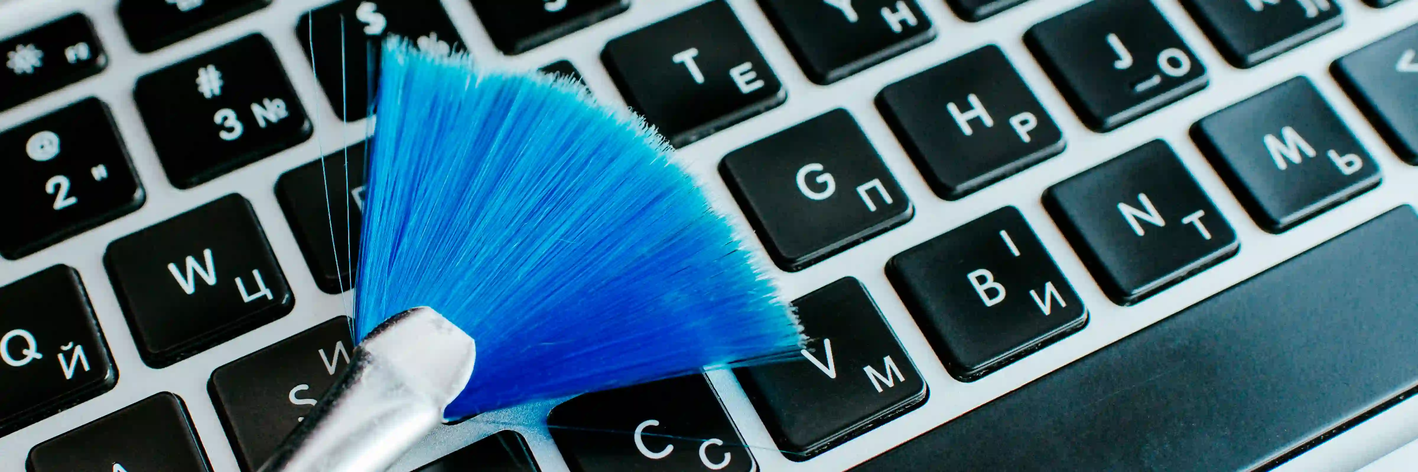 Escova de limpeza de teclado