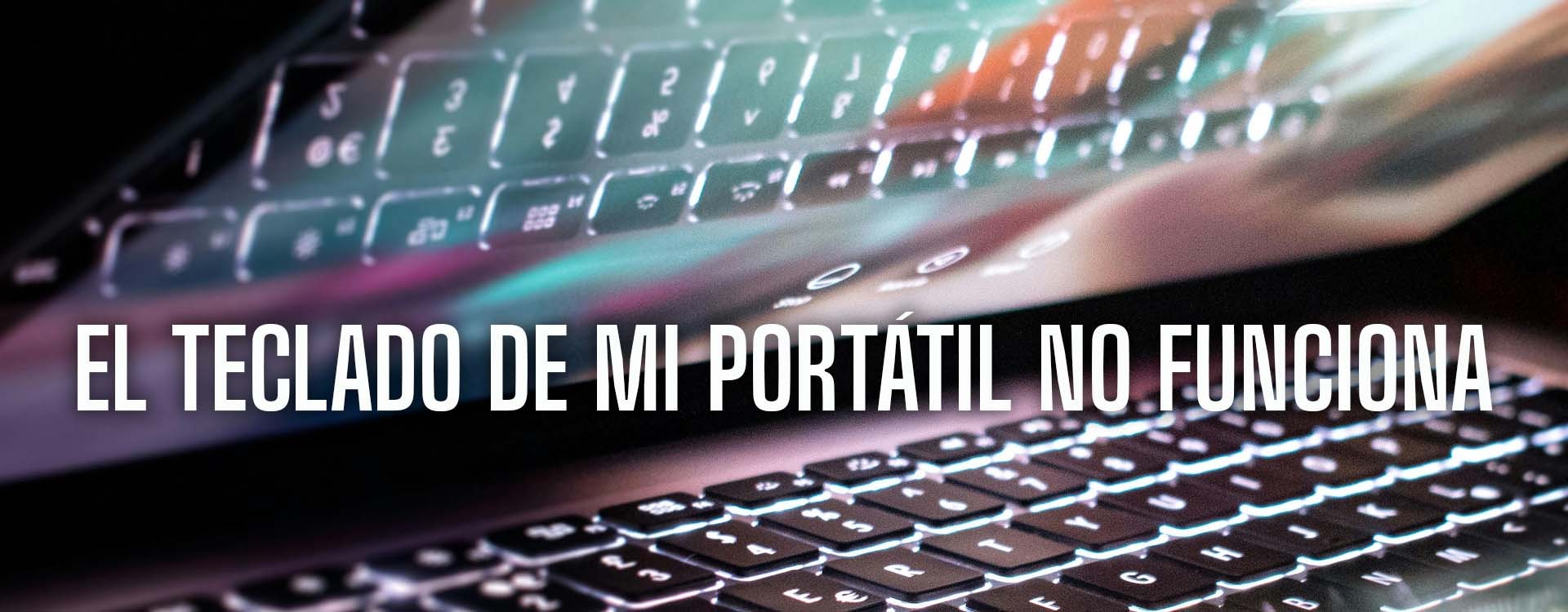 O teclado do meu portátil não funciona
